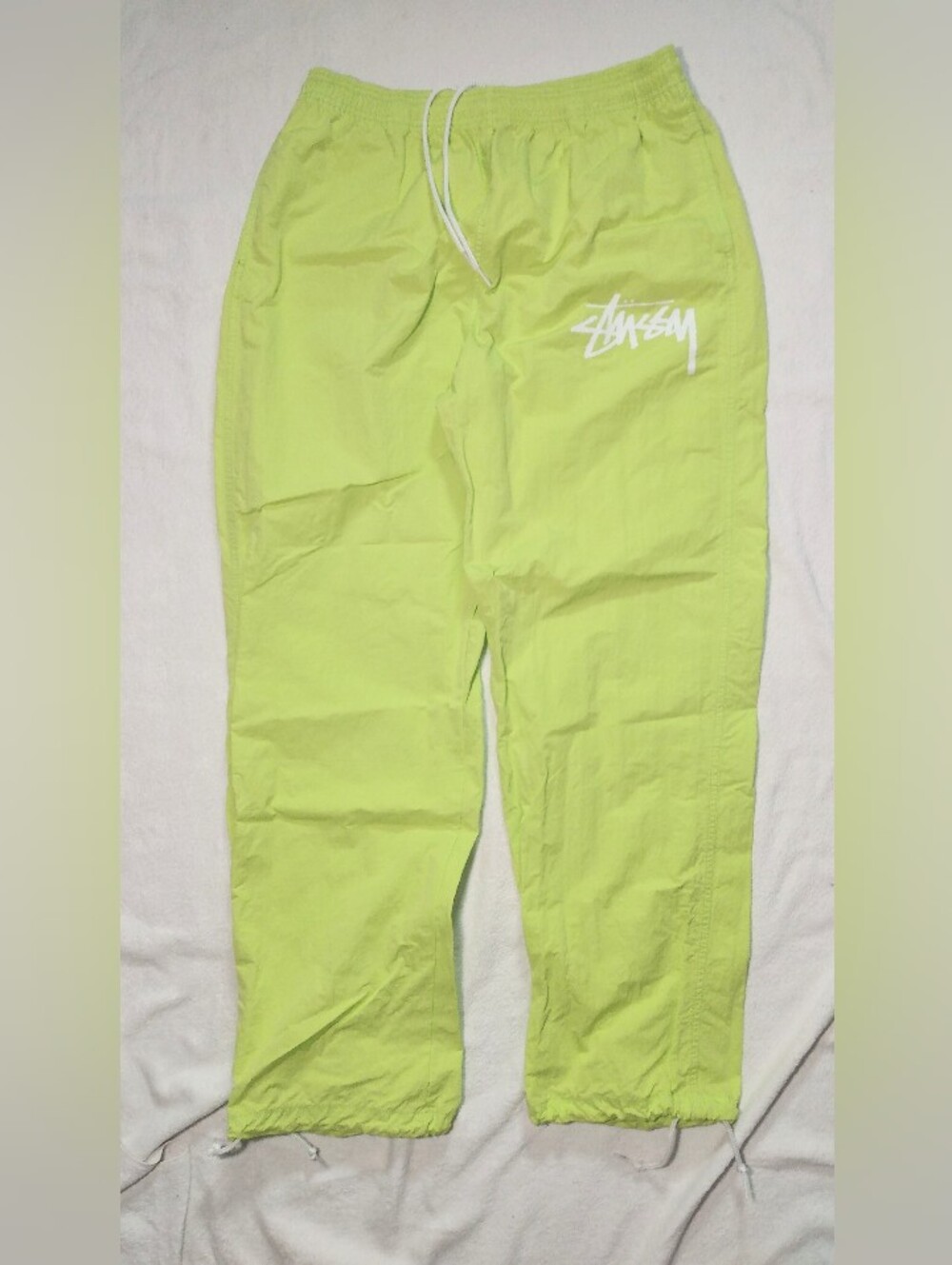STUSSY x NIKE Collab Neon Adjustable Waist Beach Trouser Pants - Men's M